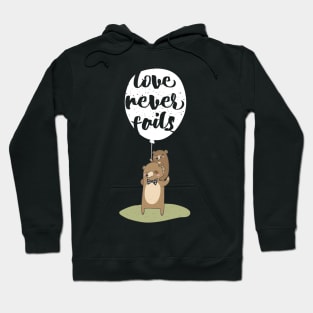 'Love Never Fails' Awesome Family Love Gift Hoodie